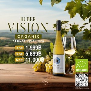 HUBER VISION GRUNER VELTILNER ORGANIC WINE
