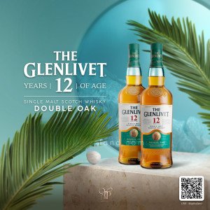THE GLENLIVET 12 YEARS DOUBLE OAK 1L