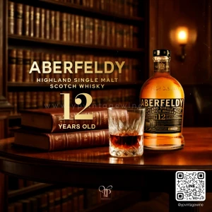 ABERFELDY 12 YEAR OLD SINGLE MALT SCOTCH WHISKY 750ML | Highland Single Malt Scotch Whisky