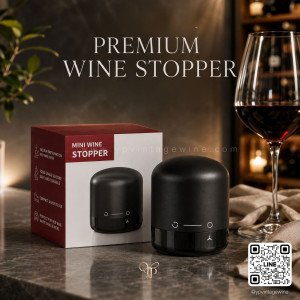 PREMIUM WINE STOPPER | จุกปิดไวน์สุญญากาศ ใช้ซ้ำได้