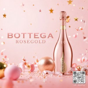 BOTTEGA ROSE GOLD | Pinot Nero Rosé Sparkling Wine, Italy