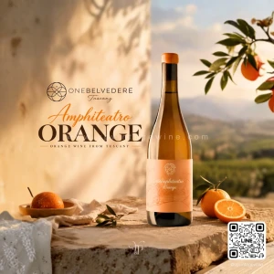 ONE BELVEDERE AMPHITEATRO ORANGE TOSCANA IGT 2024 | Organic Orange Wine, Tuscany, Italy