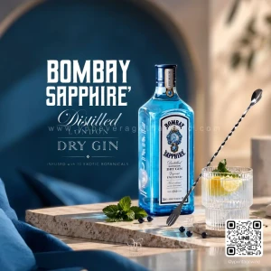 BOMBAY SAPPHIRE LONDON DRY GIN 1L
