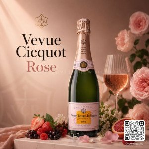 VEUVE CLICQUOT BRUT ROSÉ (750 ML) | Champagne, France